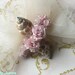 Romantic Empress Augusta Seashell Bridal Bouquet, Boutonnierre and Hairpiece IN STOCK