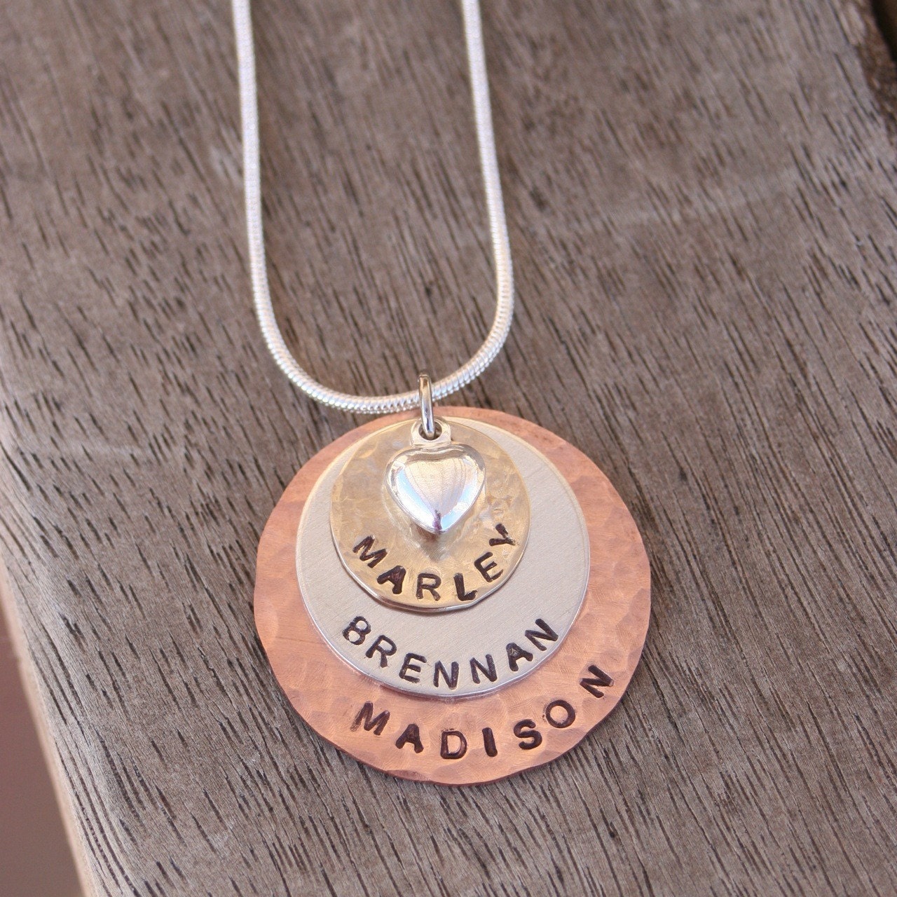 Triple Layer Mother or Grandmother Necklace