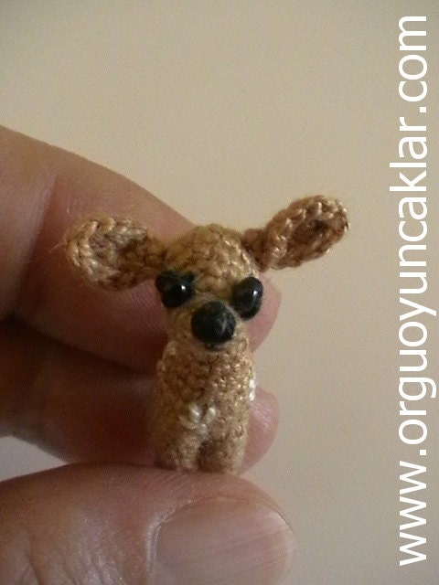 Amigurumi  1 inc  Miniature Fawn Pattern