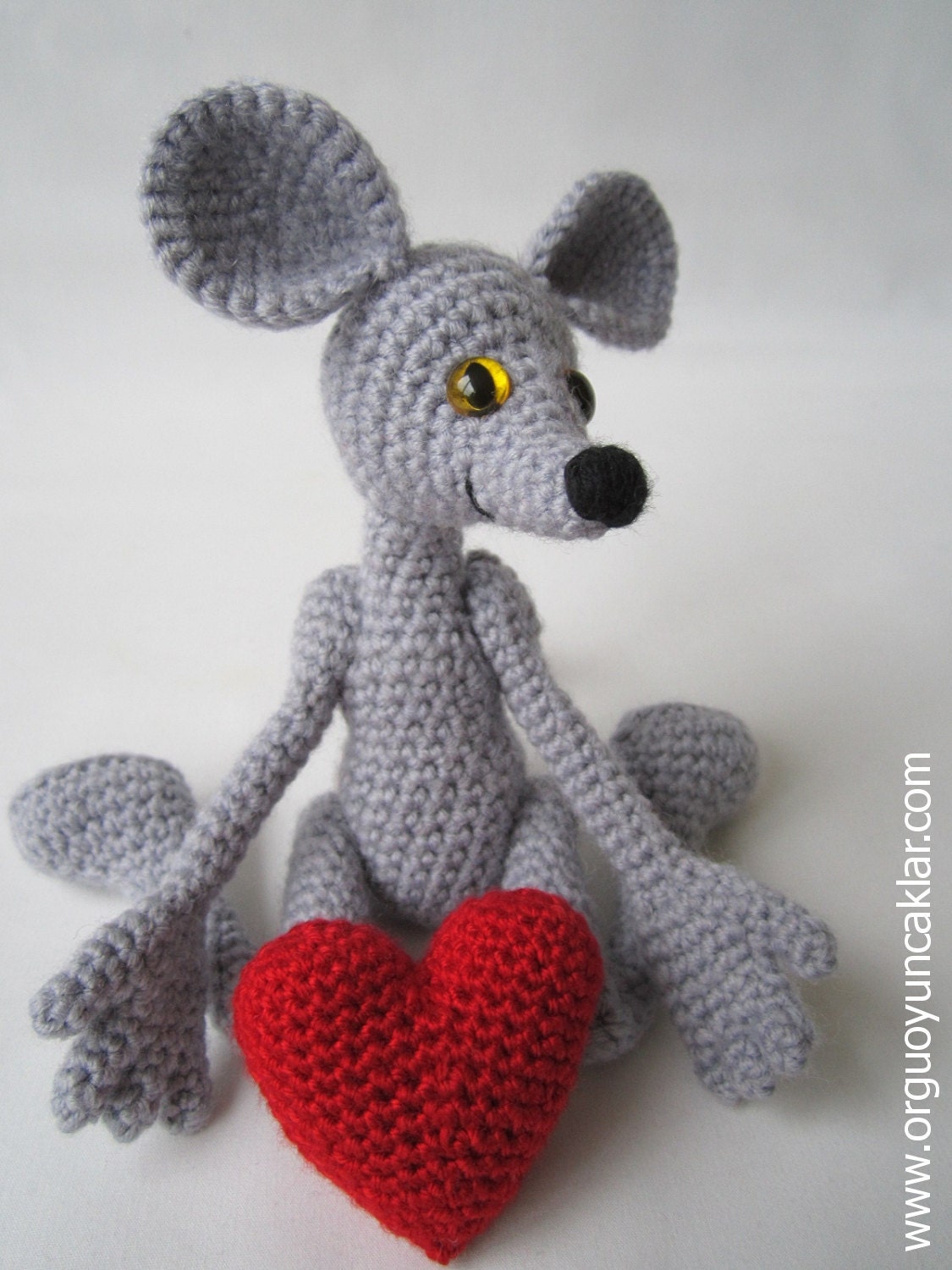 Amigurumi 5 ways jointed Mouse Pattern