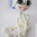 Amigurumi 5 ways jointed Miss Funny - OOAK Art Doll