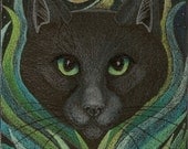 Cat in the Grass Bookmark