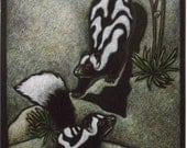 Bookmark- Skunks- "Does this Smell Right"