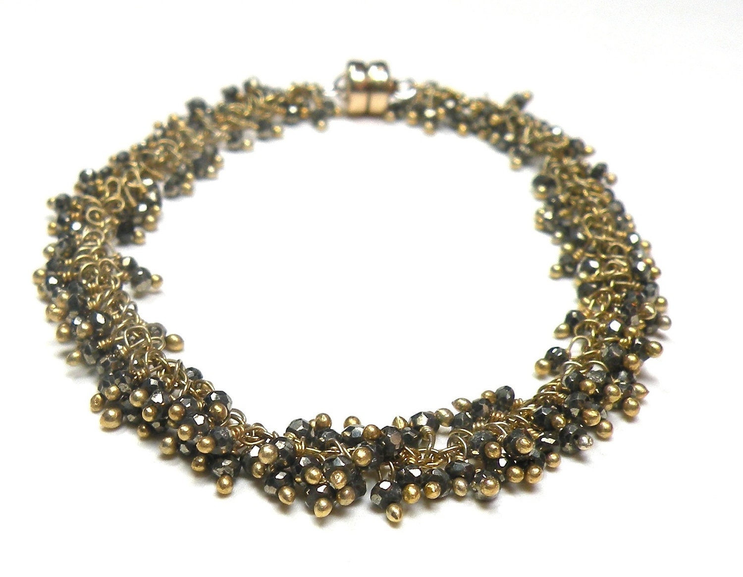 Pyrite Dangle Bracelet