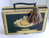 Partagas Cigar Box Purse - Handbag - Butterflies - Recycled