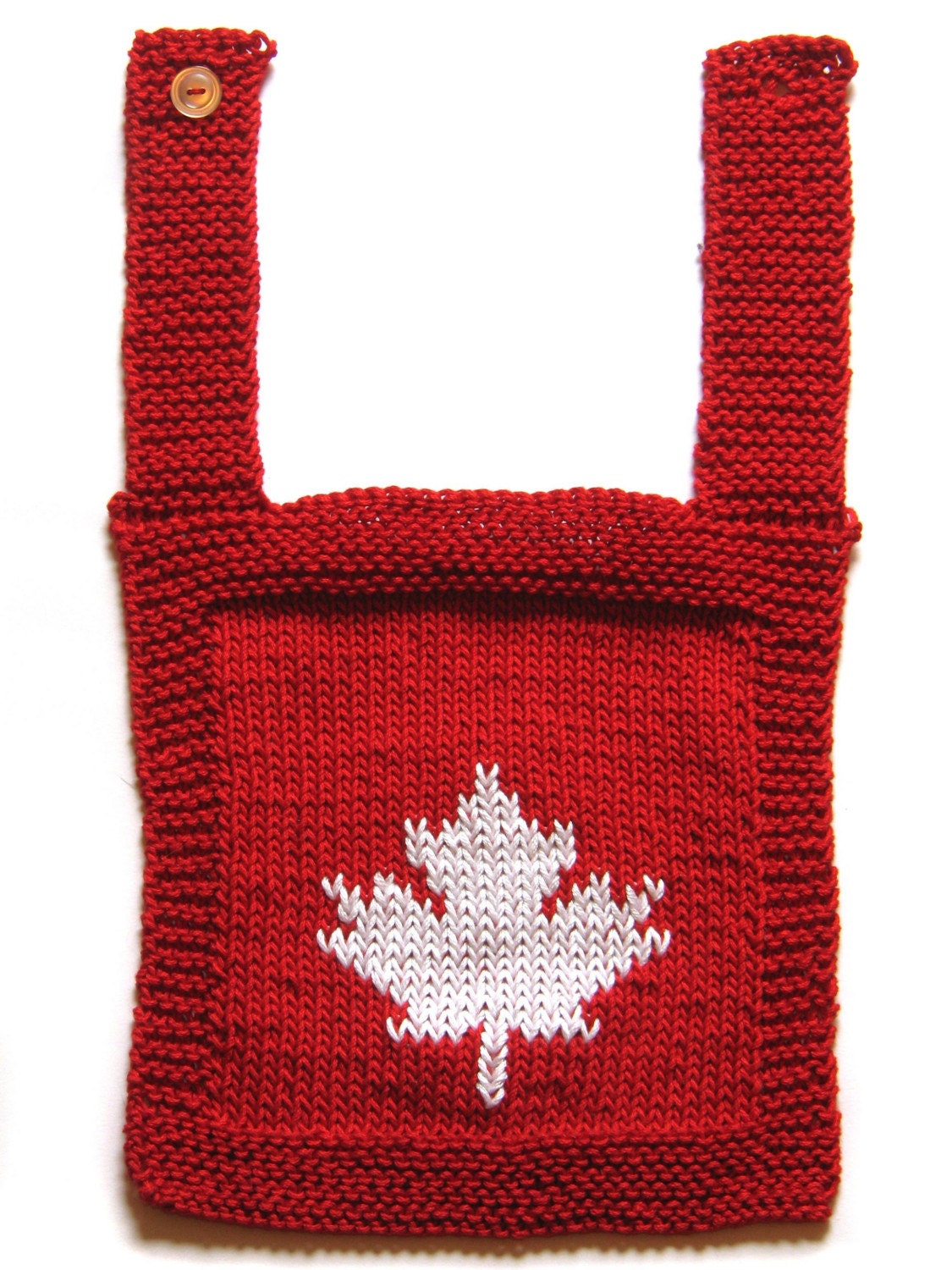 Maple Leaf Baby Bib