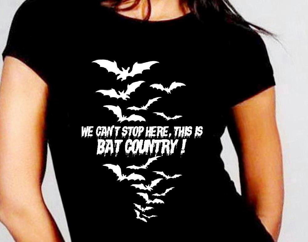 Bat Country Black and White Tee - Made to Order Size XS - L