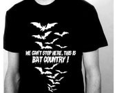 Fear and Loathing Black TShirt for Men - This is Bat Country