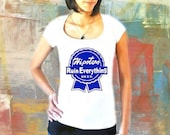 PBR Hipster Irony Shirt  - You M U S T read this