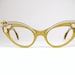 Vintage Schiaparelli Cat Eye Eyeglasses Frame Never worn NOS