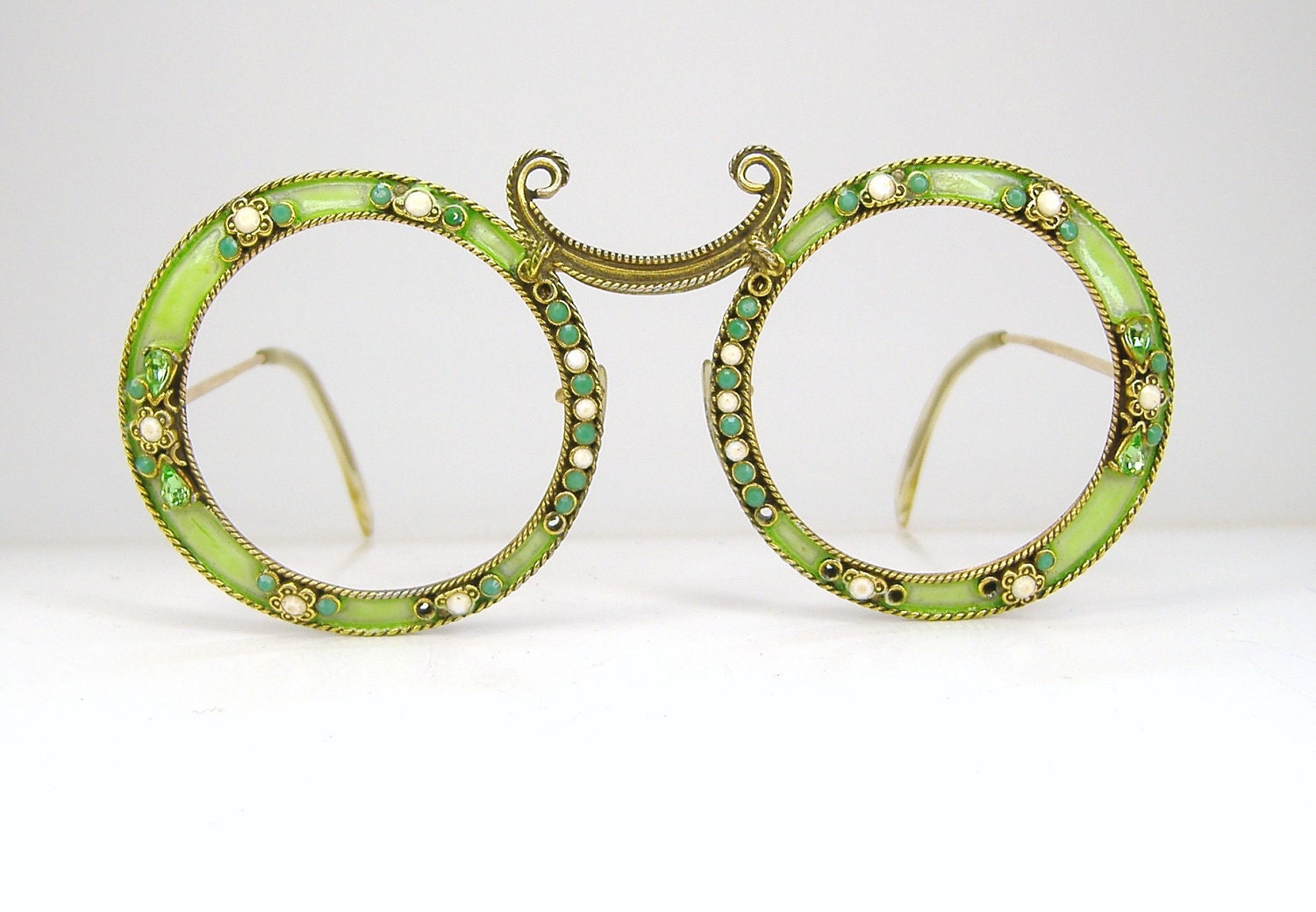 Rare Vintage Christian Dior Sunglasses Eyeglasses Big Round Cats Eye Shape