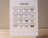 The Kitten's Guide to Facial Hair Art Print