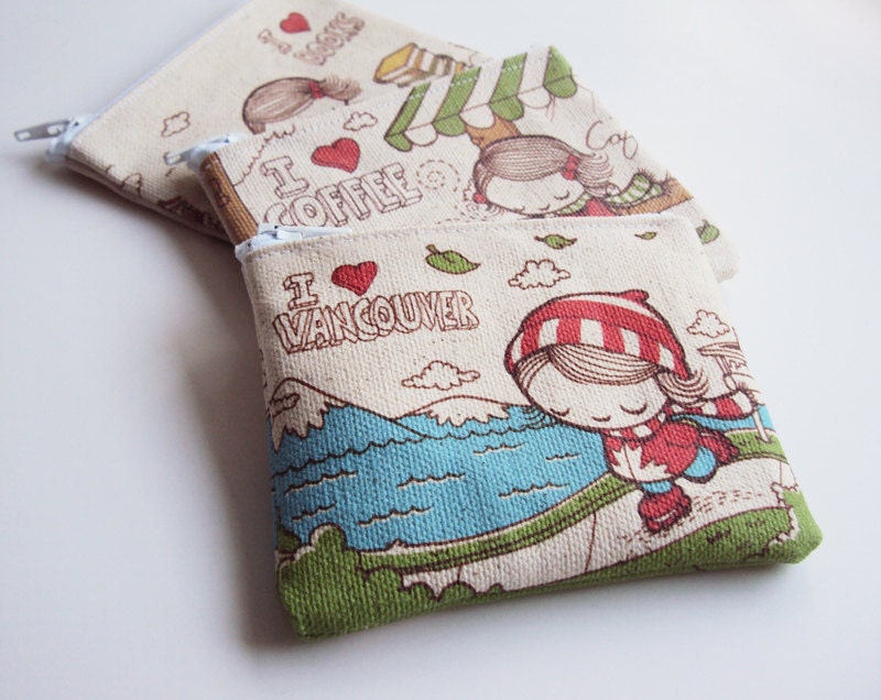 Mini I Heart Vancouver Coin Pouch