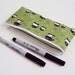 Tapir Babies Small Cotton Canvas Zipper Pouch