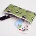Tapir Babies Small Cotton Canvas Zipper Pouch