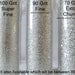 Silver Vintage German Glass Glitter made with Real Silver