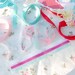 Vintage Style Paper Doll Garland SWEET As PIE Inspiration / Craft Kit ... Pink ... Aqua ... Red ... Polka Dots and Gingham ECS