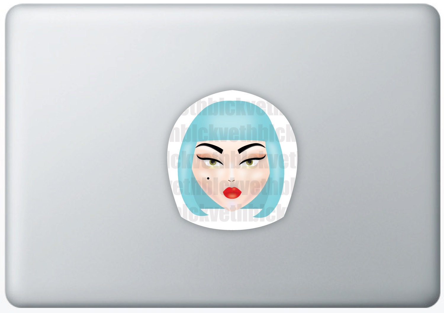 Teal Bob Gaga, Sticker