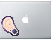 In Space Stretched Earlobes, Sticker