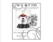 DIY PDF DOLL Pattern and Tutorial - The Li'l Sally Dress - 10 and 15 inch Waldorf Dolls, American Girl Doll