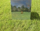 Joys of Summer: The Kite  20 x 24 Original Acrylic painting on artist canvas FREE SHIPPING to USA