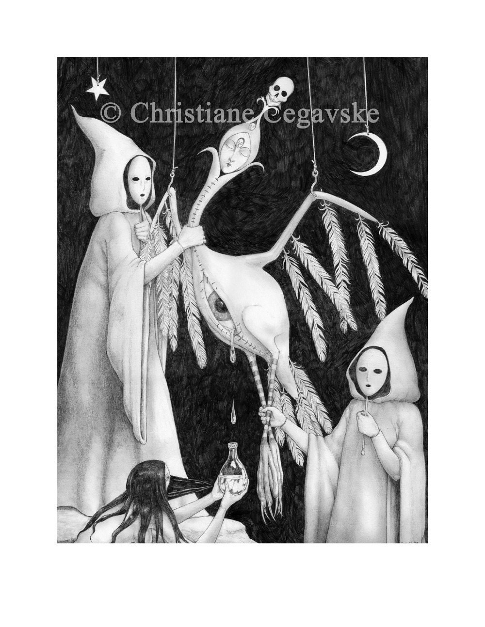 Signed Art Print, The Tear Collector