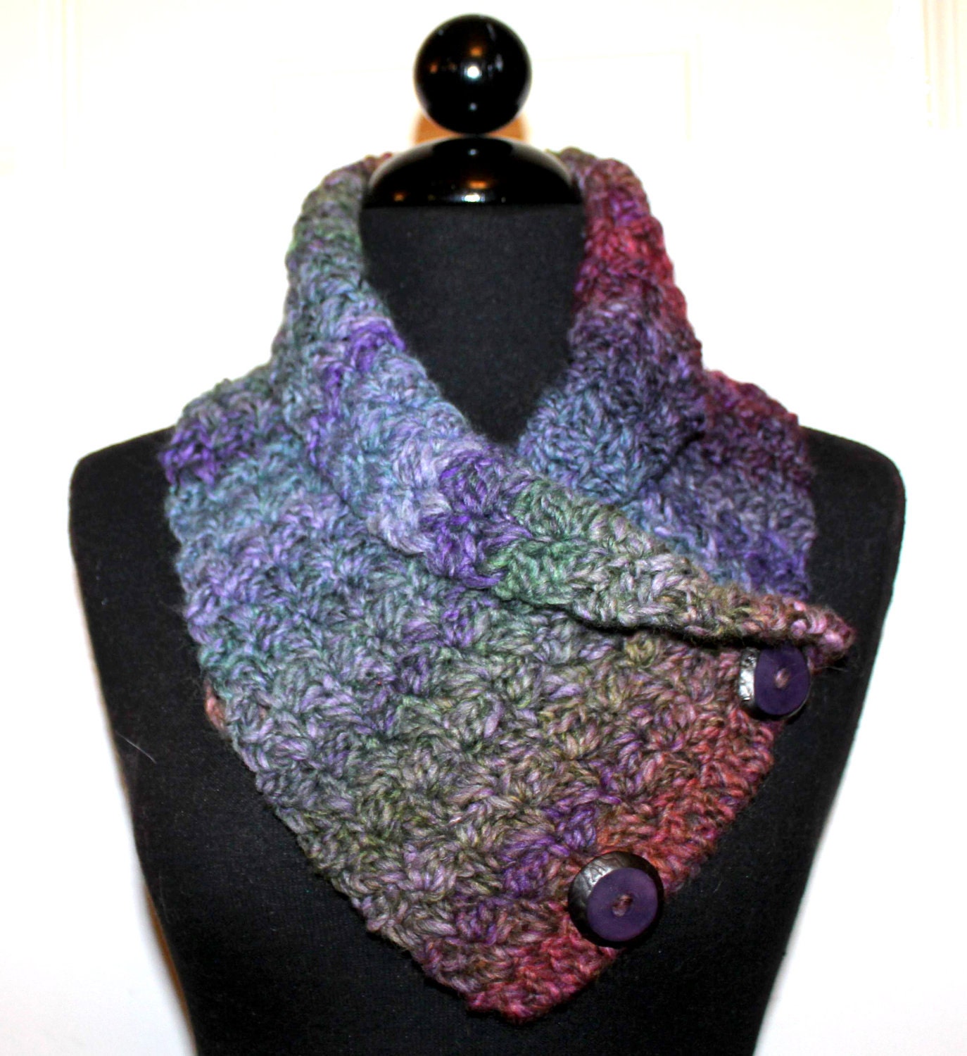PATTERN - Neckwrap Cowl Crochet Pattern Easy