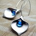 Blue Calla Lily Earrings