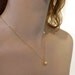 Gold Cube Necklace