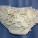 Sassy Fancy Ruffle Panty, Sweet Ruffle Pants, Ruffle Bloomers, Fancy Pants, Handmade Sassy Britches Ivory Photo Prop