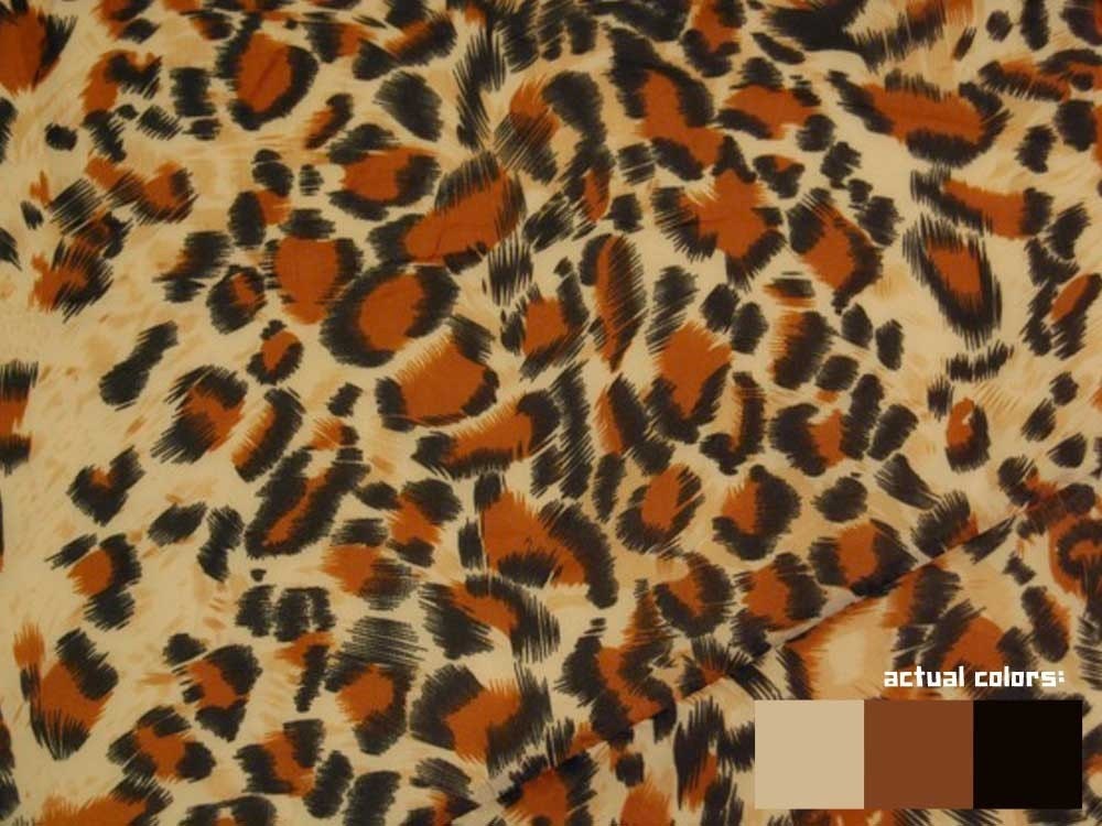 Light Leopard Print Upcycled Umbrella Dog Rain Coat