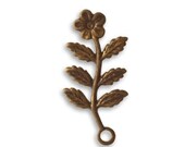 2 Pieces 29x14mm Floret by Vintaj Item FS014