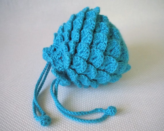 Blue Raspberry Evening Bag Crochet Pattern