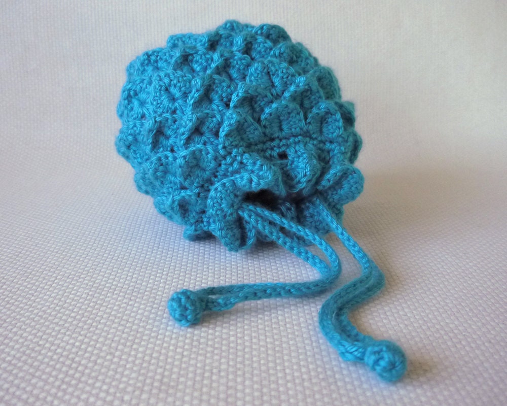 Blue Raspberry Evening Bag Crochet Pattern