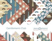 Father's Day digital papers pack for scrapbooking Gentlemen's Club DP100 instant download