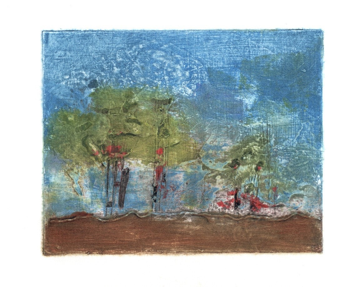 Summer - Collagraph Print