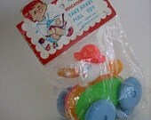 Pull Duck toy -Take apart pull toy-Protecto-o Educational pull toy-1960s-Reliance Products corp- Made in Hong Kong