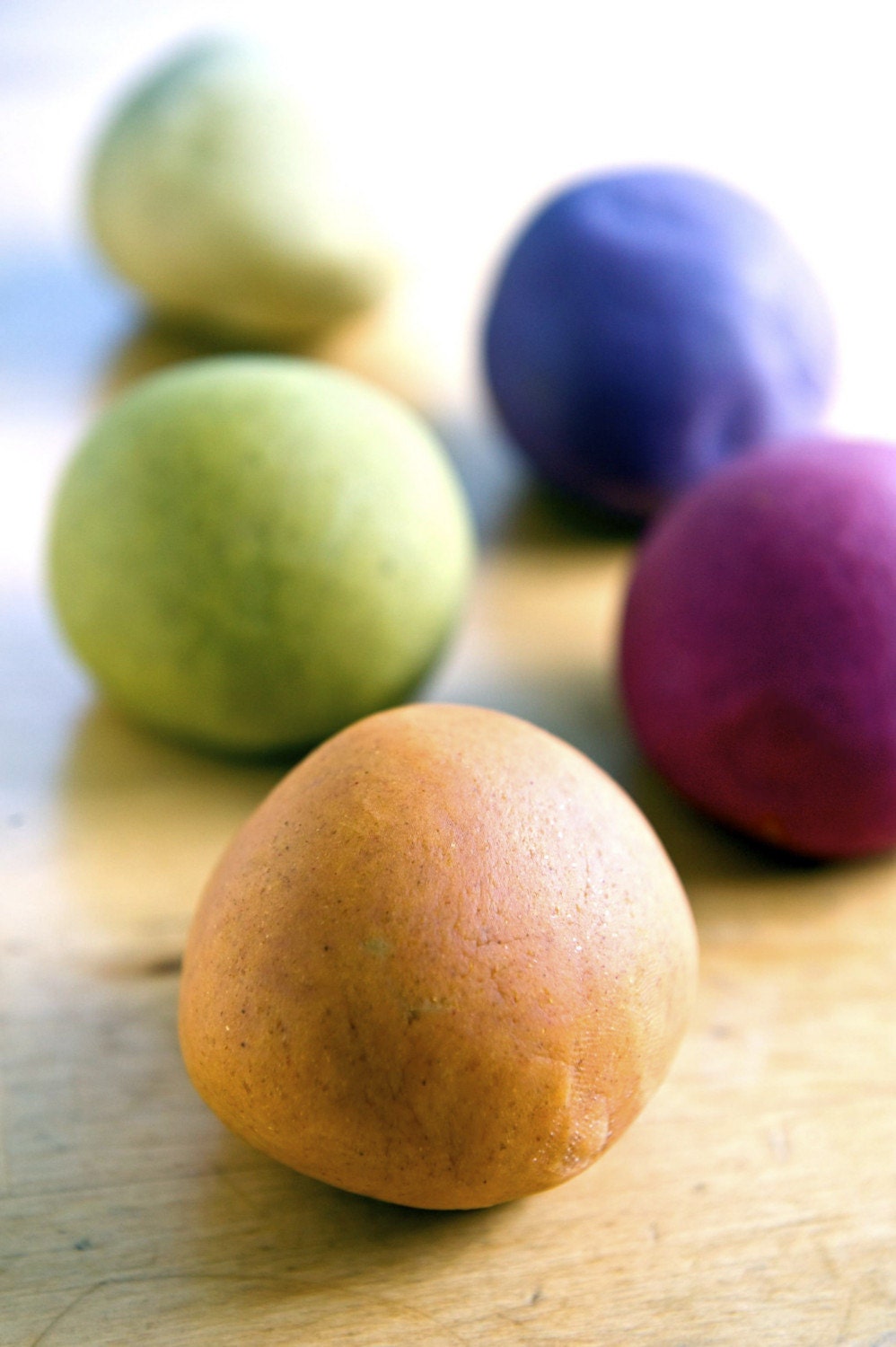 Gluten-Free Natural Play Dough, Sweet Orange scented play clay (gluten free) 4 oz. tub Mama K's Aromatic Play Clay