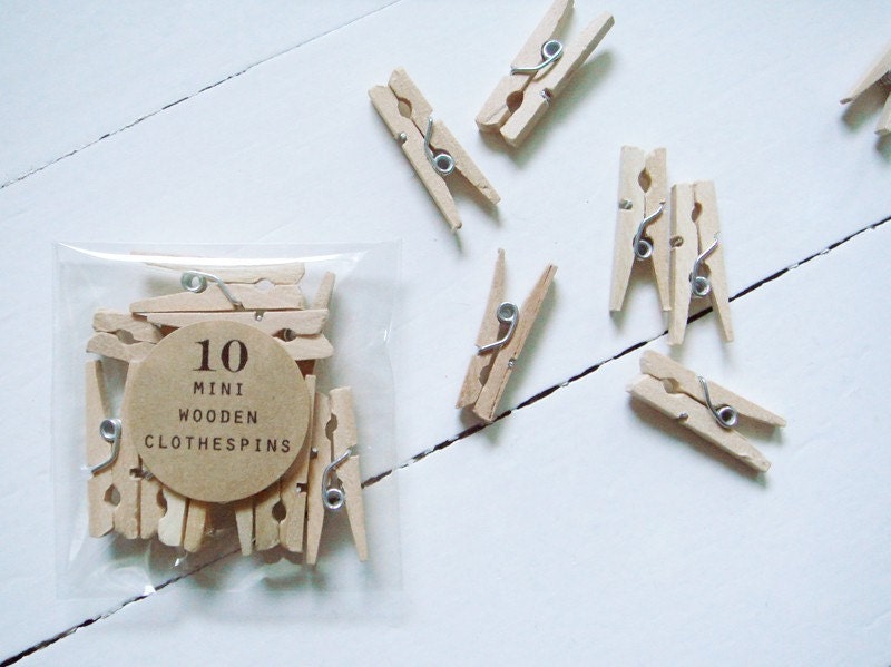 Mini Clothespins