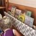 Grey and White Chevron Book Sling- 1 Sling -Size Large
