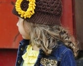 Sassy Sunflower Hat - Size 12-24 Months - READY TO SHIP
