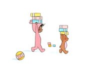 African American Baby Girl - ALL Of Our FAVORITE BOOKS - 8x10 Art Print