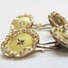 Antique Victorian Diamond Cuff Links - Rose Cut Diamonds - 10KT - 12KT Gold - 1880s - Fine Jewelry