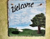 Golfing sign, house, Man Cave, Fathers Day