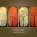 Custom Growing Tall - HUGE 40 x 20, Heavy Textured Acrylic painting, ready to hang, ORIGINAL and HUGE, One of a Kind - Please see close ups