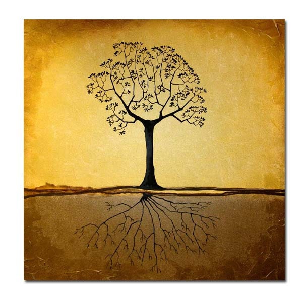 Down to Earth - 20 x 20, Modern Contemporary Abstract Art FINE ART PRINT