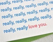 Really Love You Card