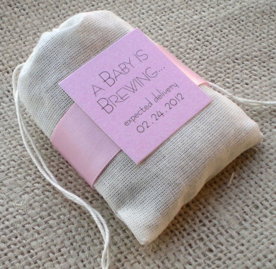 A Baby Girl is Brewing Tea Bag