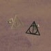 Deathly Hallows Earrings (Center Post)