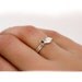 Leaf Stacking Ring, Oxidized Sterling Silver Stack Ring